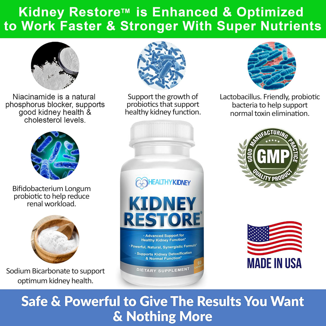 Kidney Restore Supplement, 60 Count