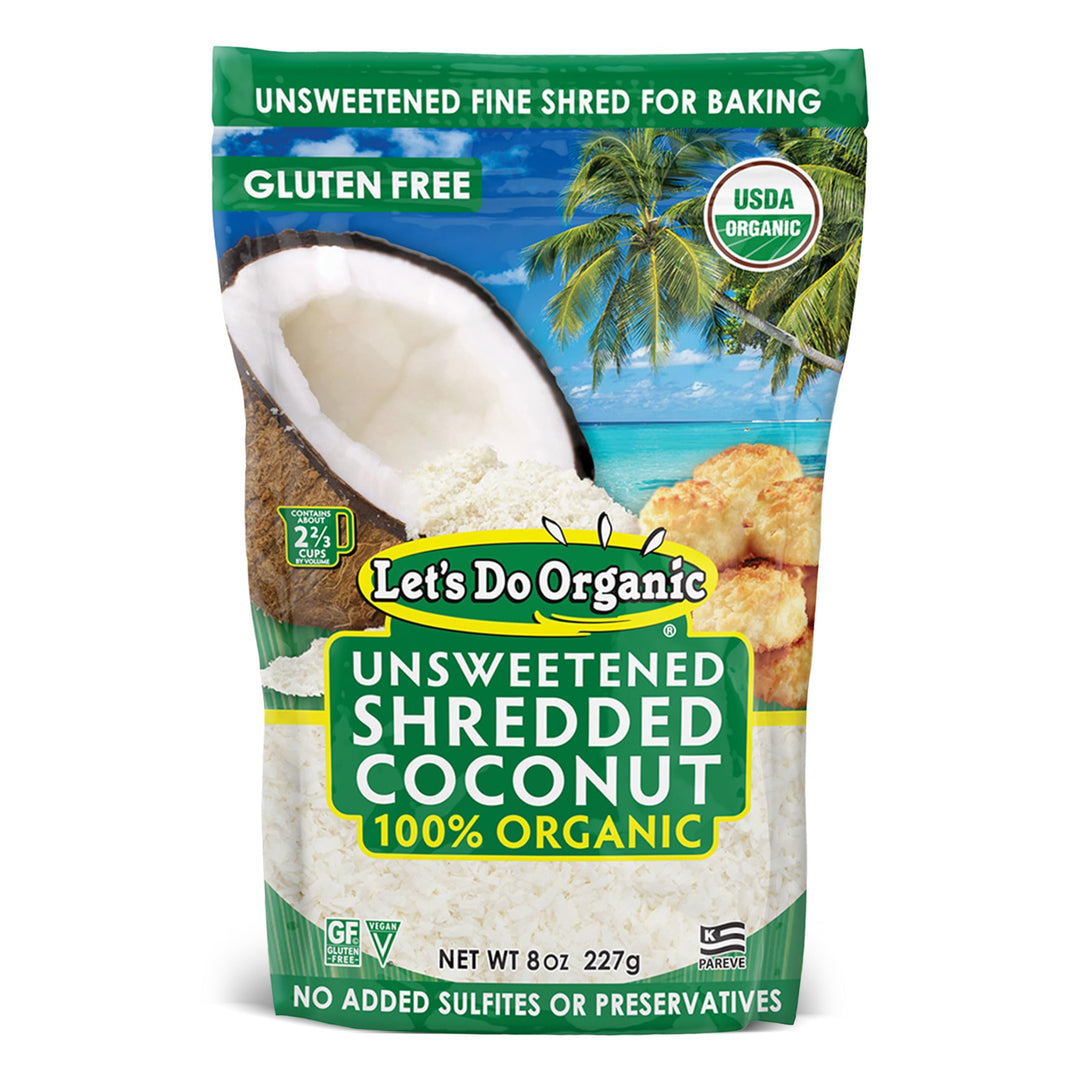 Let's Do Organic Shredded Coconut, 8 oz