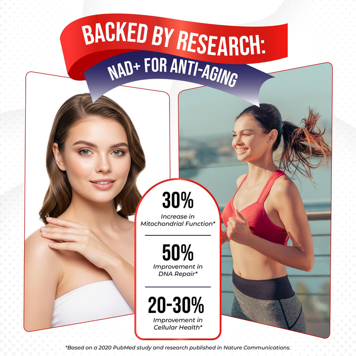 AUMETO NAD+ 8in1, 90 Count