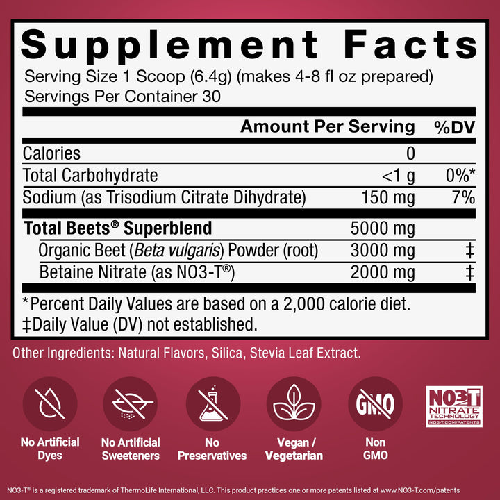 Force Factor Total Beets Drink Mix