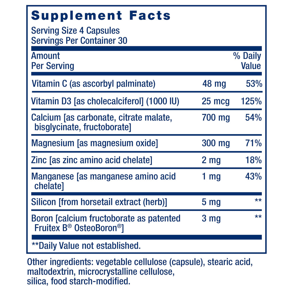 Life Extension Bone Restore, 120 Count