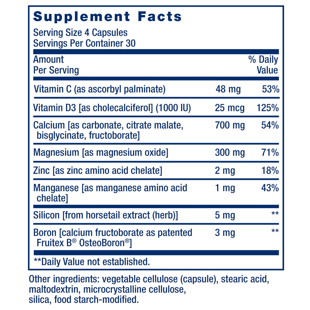 Life Extension Bone Restore, 120 Count