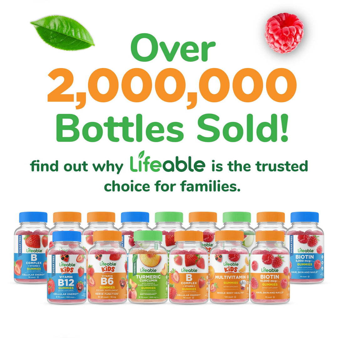 Lifeable Magnesium Citrate Gummies, 900 mg, 90 Count