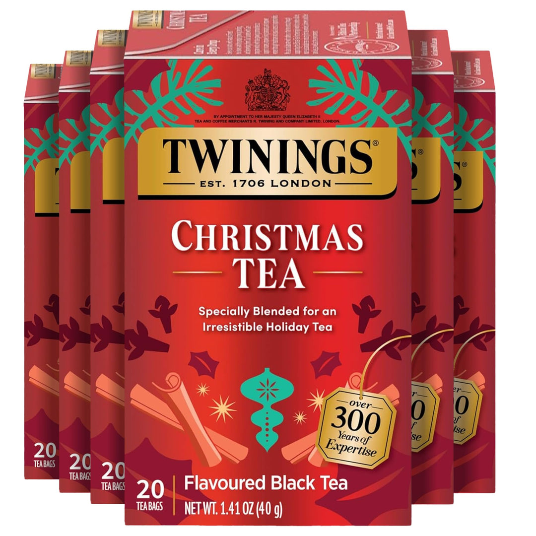 Twinings Christmas Black Tea Bags, 20 Count