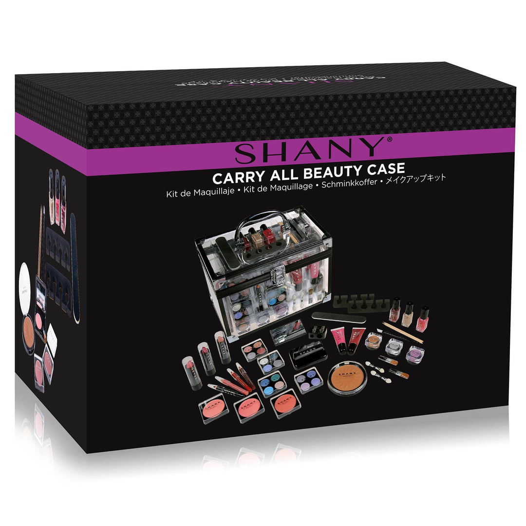 SHANY Carry All Trunk Makeup Set, Multicolor, 1 Count