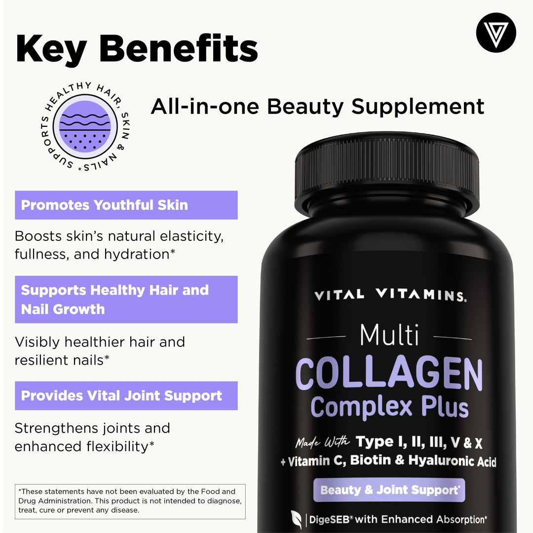 Vital Vitamins Multi Collagen Plus, 150 Count