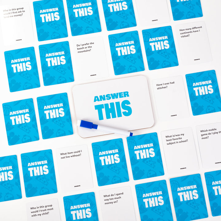 The World Game Answer This Friends Card Game