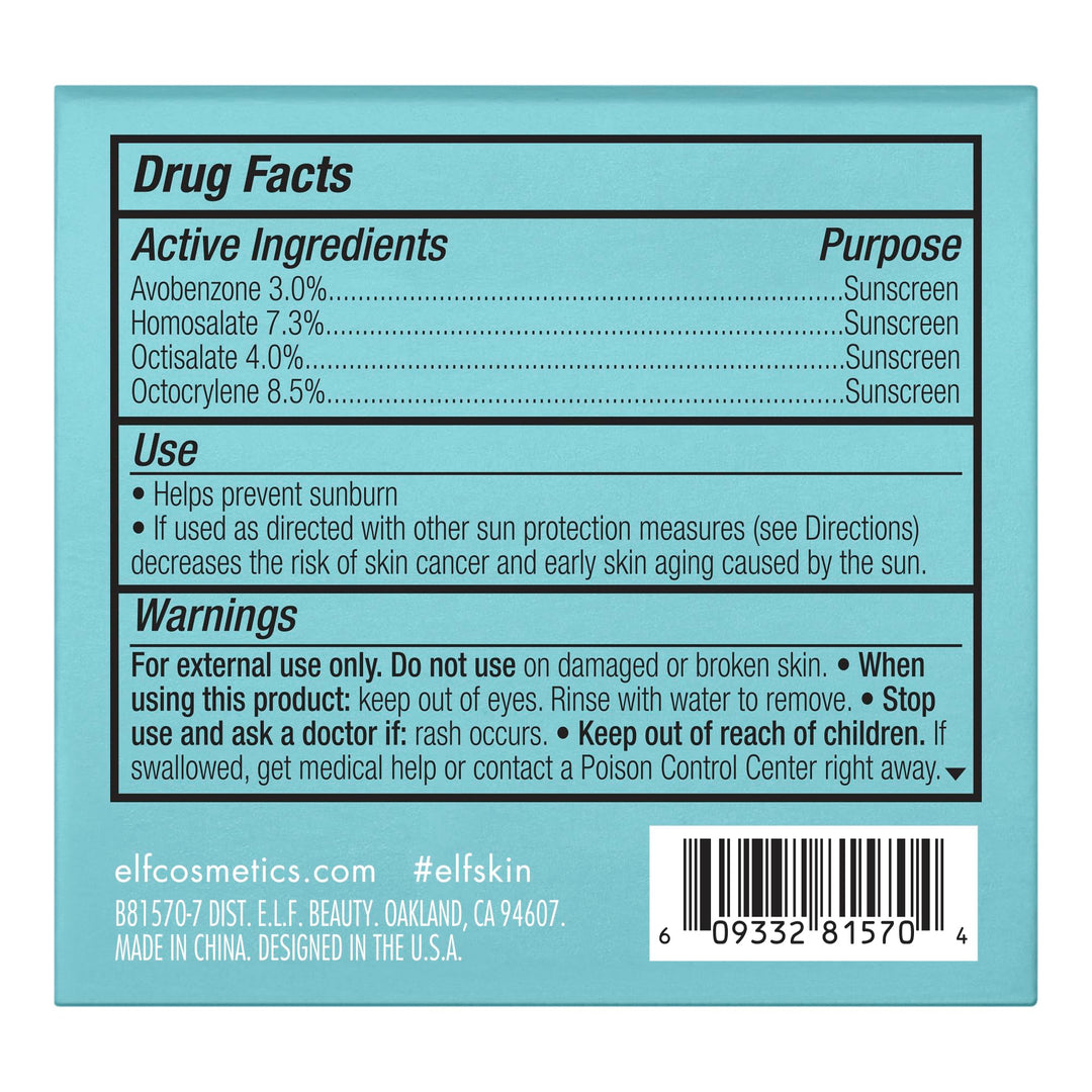 e.l.f. Holy Hydration Face Cream, SPF 30, 1.7 oz