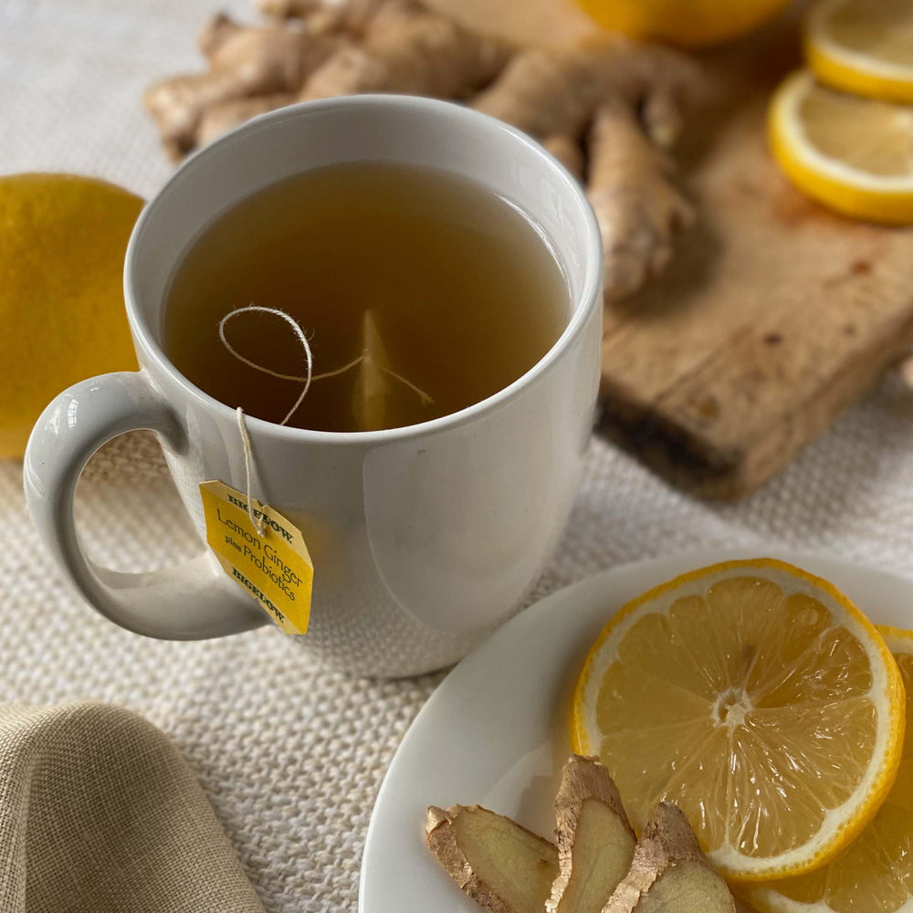 Bigelow Tea Lemon Ginger Herbal Tea, 18 Count