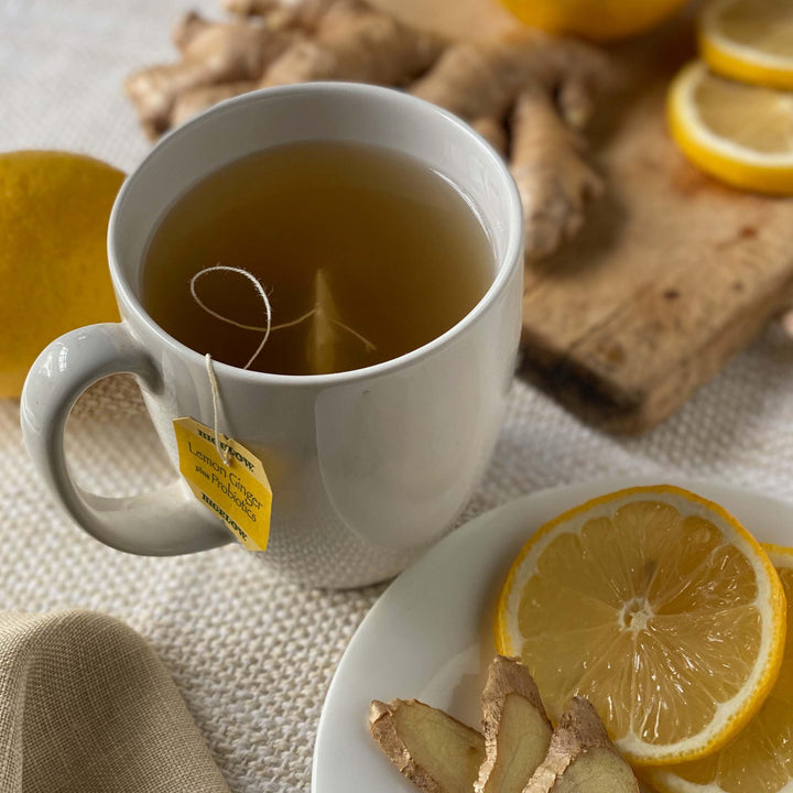 Bigelow Tea Lemon Ginger Herbal Tea, 18 Count