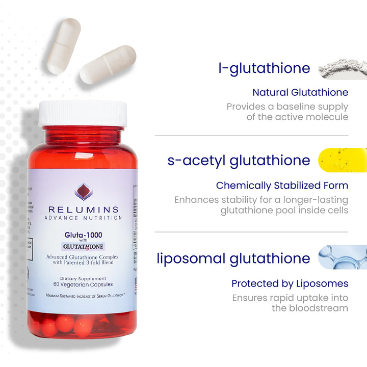 Relumins Gluta 1000 Reduced L-Glutathione Complex
