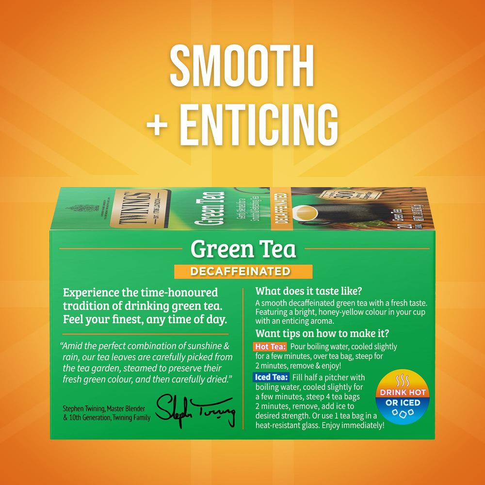Twinings Decaffeinated Green Tea, 20 Count