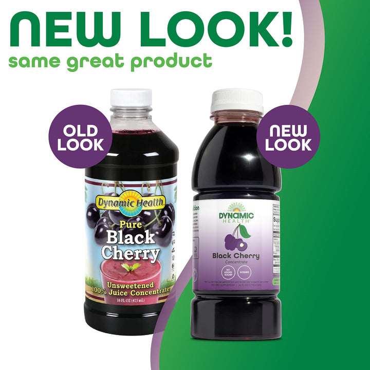 Dynamic Health 100% Pure Black Cherry Juice Concentrate, 16 oz