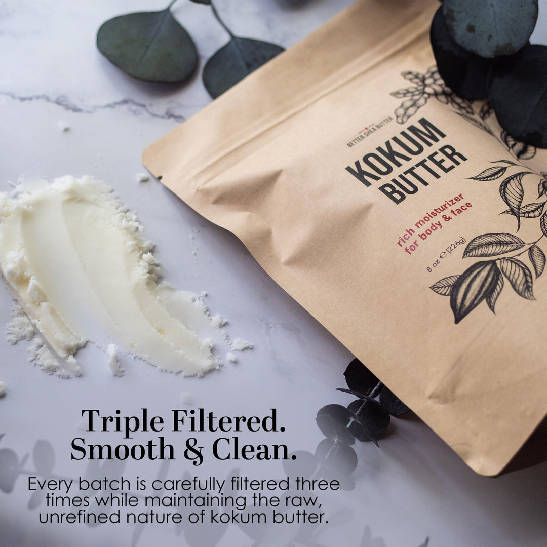 Better Shea Butter Kokum Butter, Unscented, 8 oz