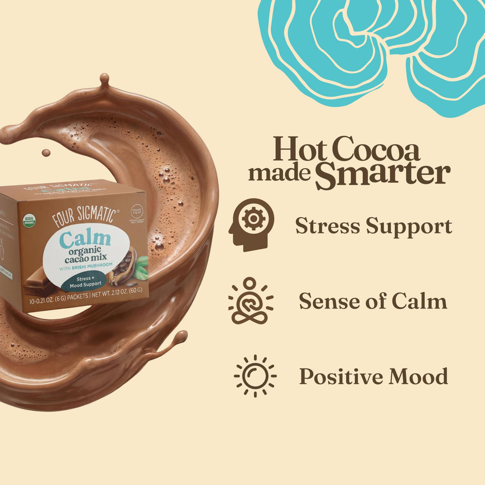 Four Sigmatic Calm Mushroom Cacao Mix, 10 Count
