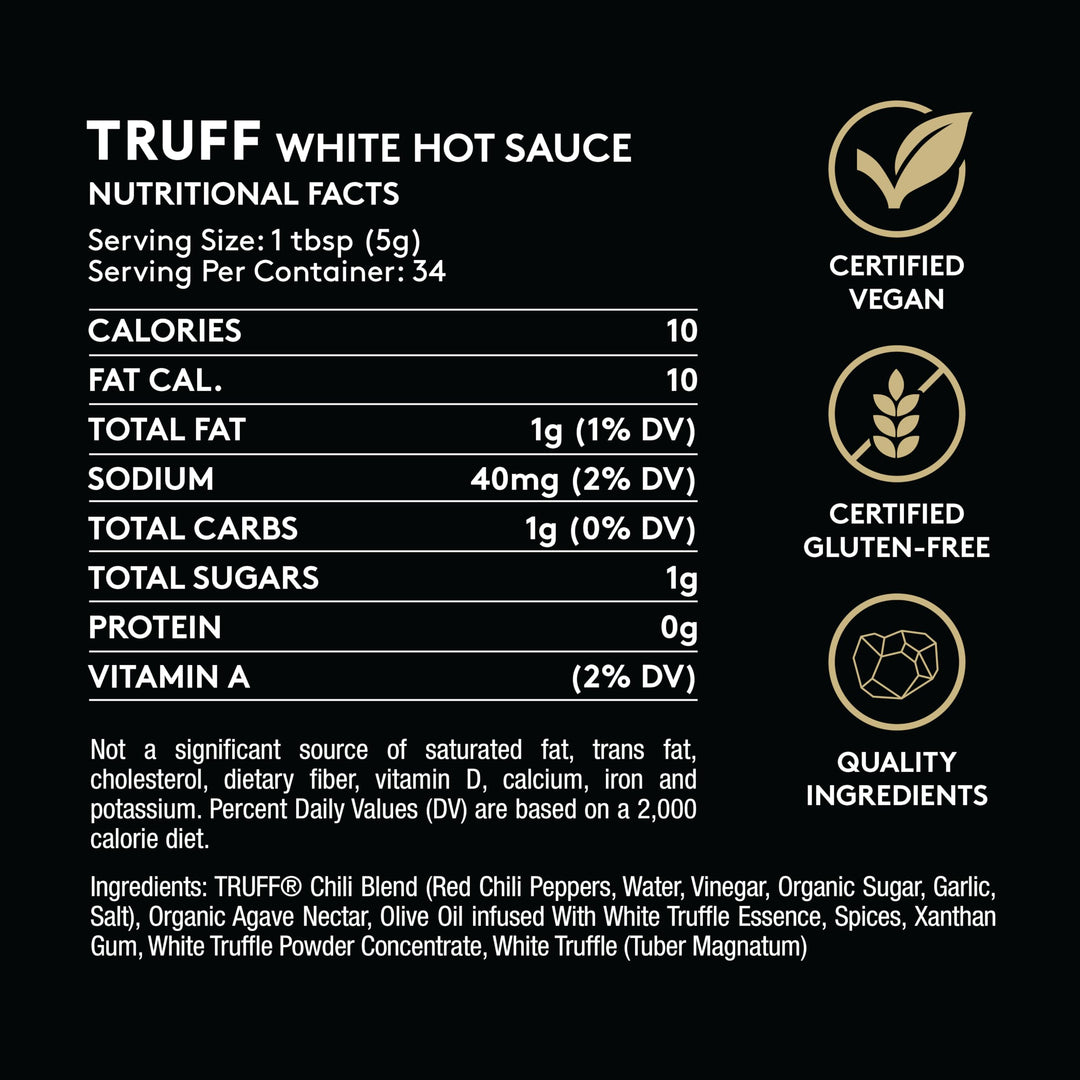 TRUFF White Truffle Hot Sauce, 6 oz
