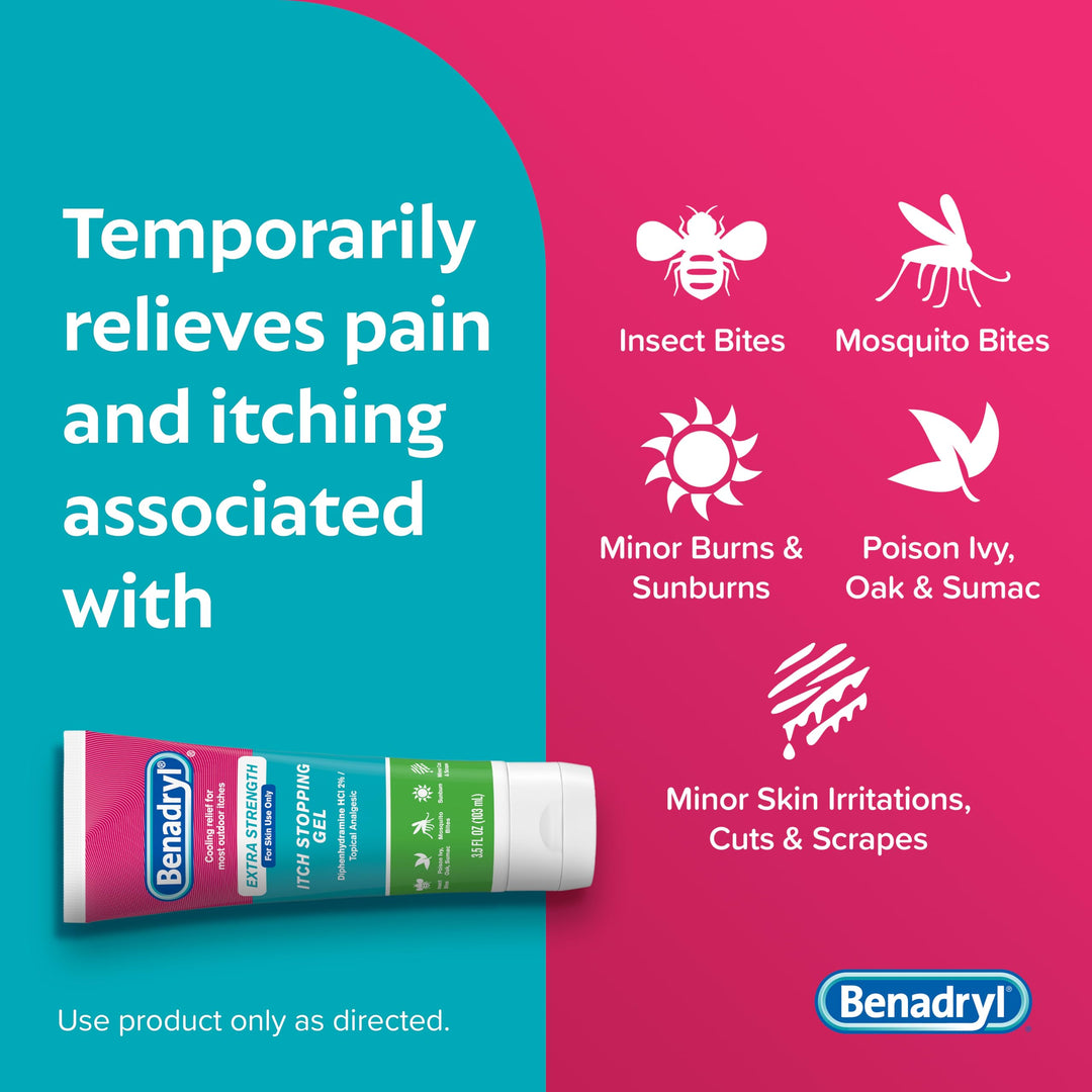 Benadryl Cooling Anti Itch Gel, 1 Count