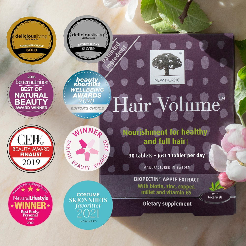 New Nordic Hair Volume, 30 Count