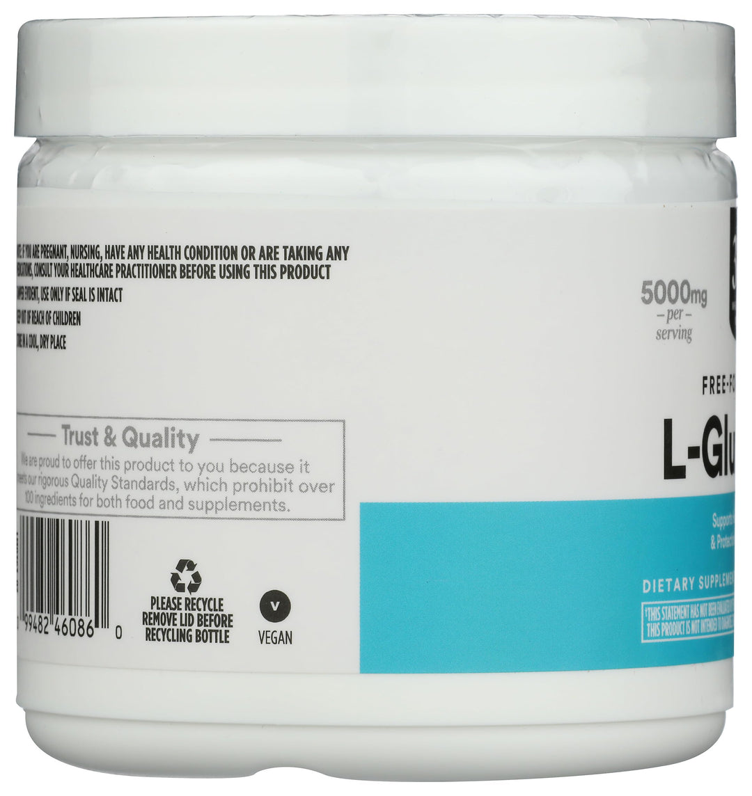 Whole Foods Market L-Glutamine Free Form Powder, 8 oz
