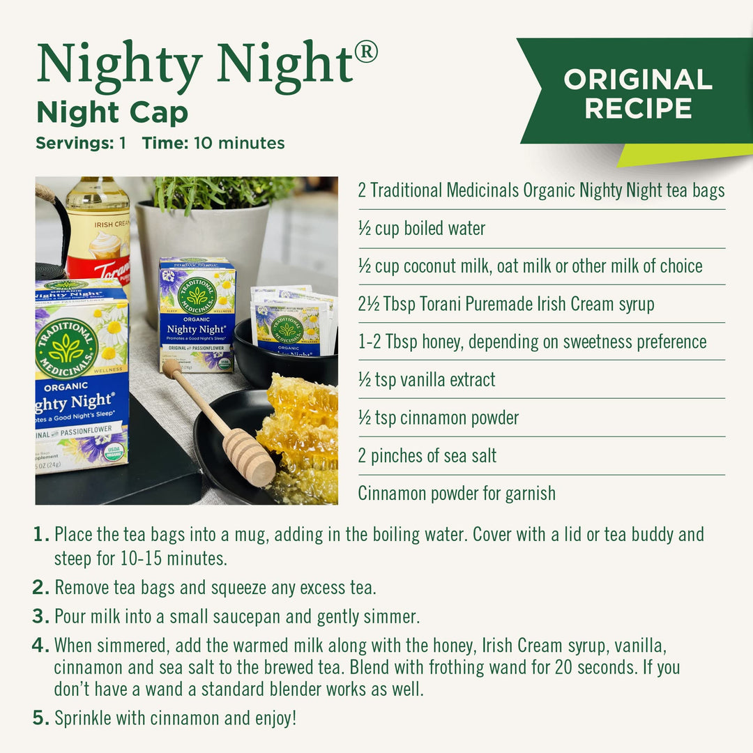 Traditional Medicinals Nighty Night Extra Tea, 16 Count