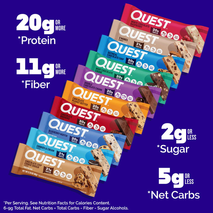Quest Protein Bars Ultimate Variety Pack, 12 Count