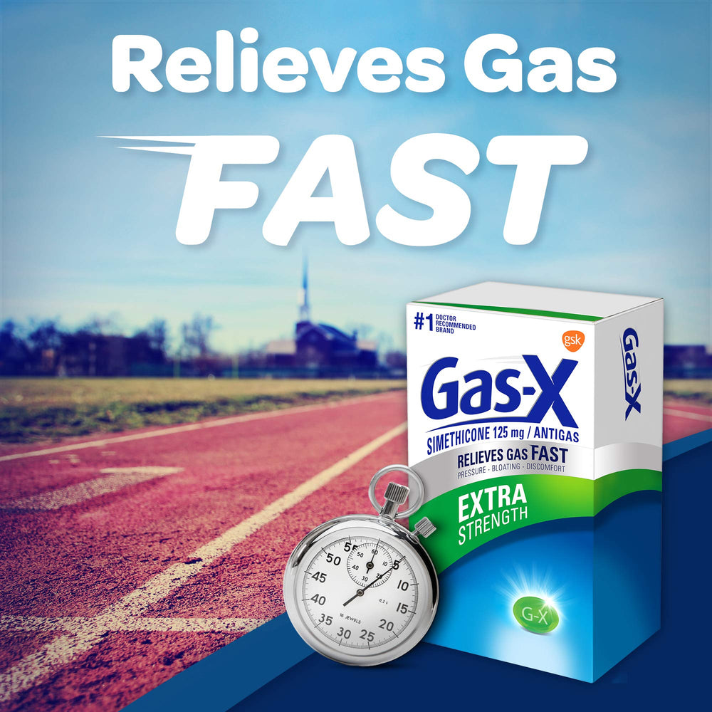 Gas-X Extra Strength Gas Relief Softgels, 125 mg, 72 Count