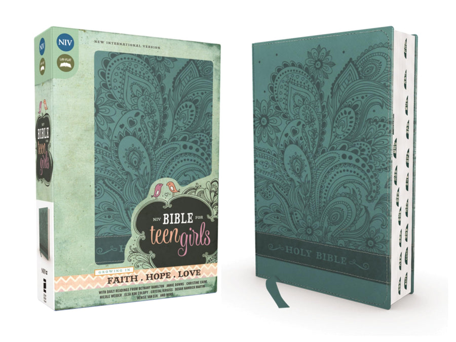 NIV Bible for Teen Girls, Blue, Thumb Indexed