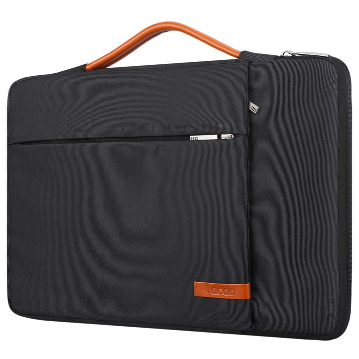 Lacdo 360 Protective Laptop Sleeve Case, Black, 13 in