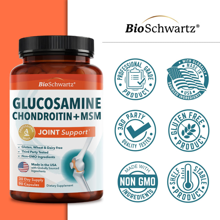 BioSchwartz Glucosamine MSM Chondroitin Supplement