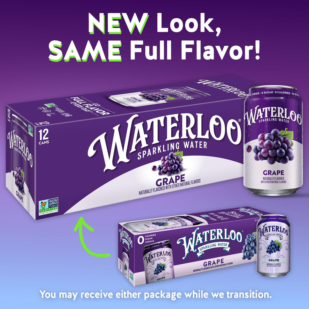Waterloo Sparkling Water, Grape