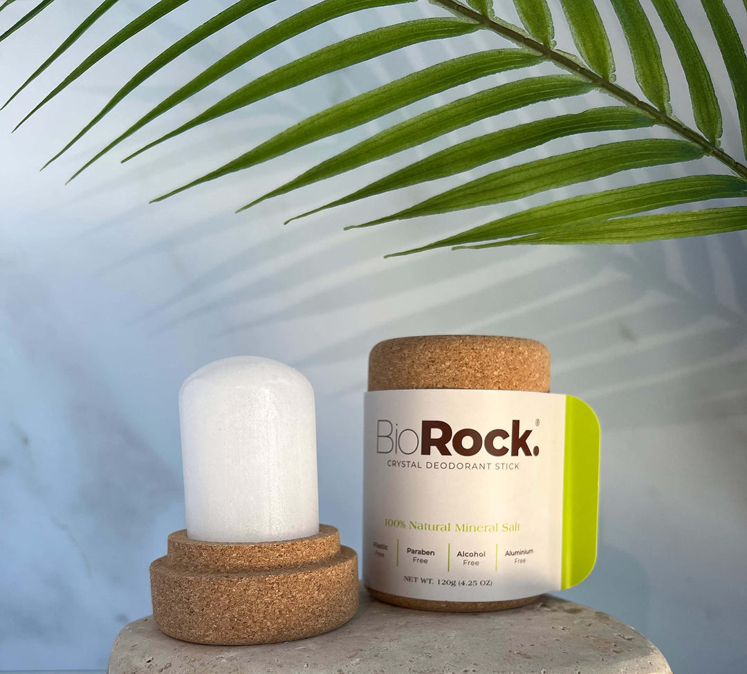 Biorock Crystal Deodorant Stone, Unscented, 4.25 oz