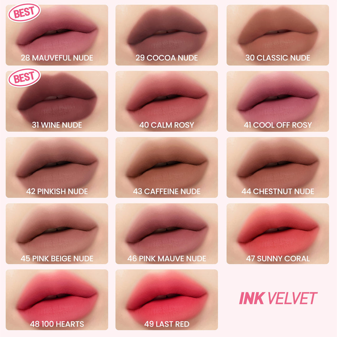 Peripera Ink the Velvet Lip Tint, 002 Celeb Deep Rose