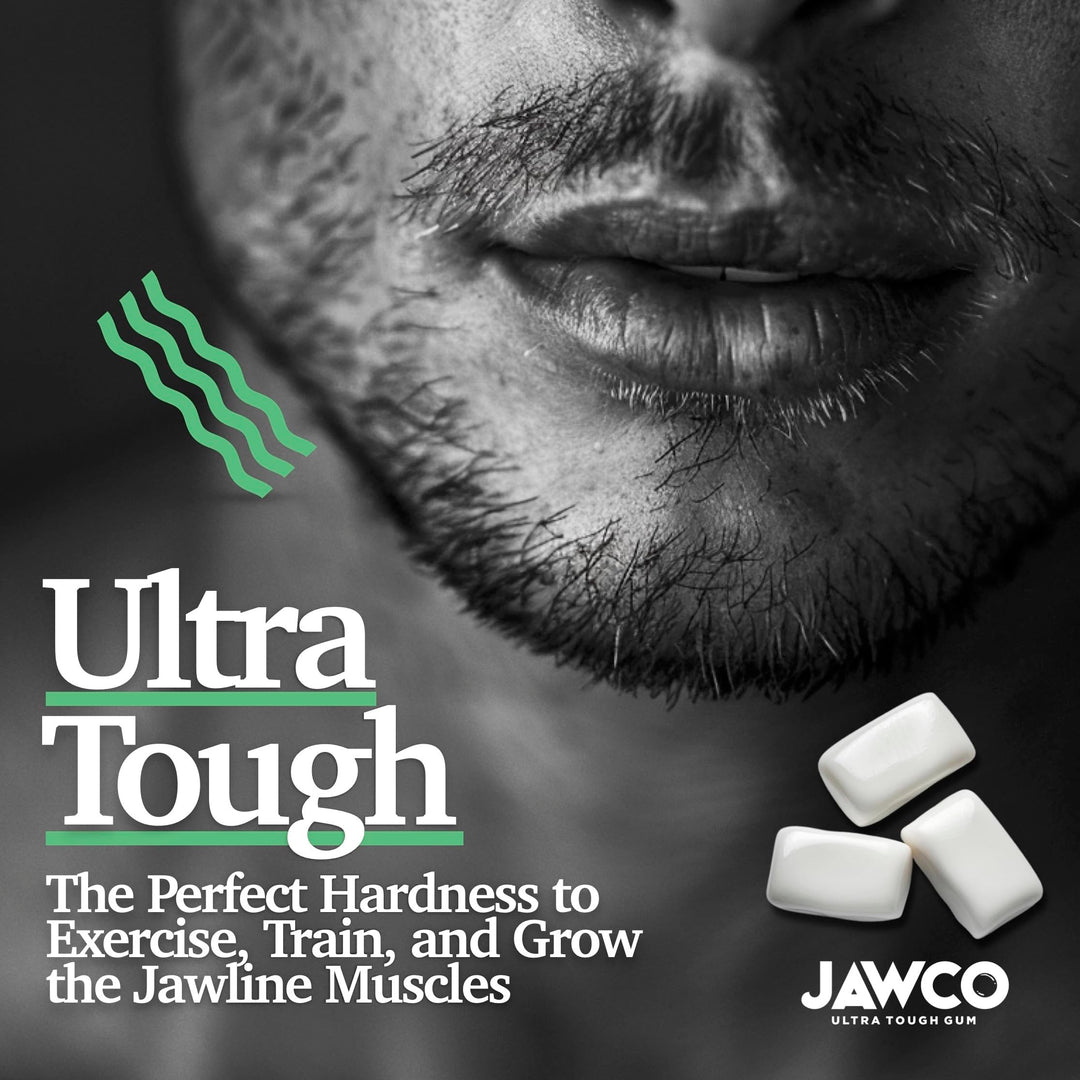 JAWCO Jawline Chewing Gum, Mighty Mint, 1 Count