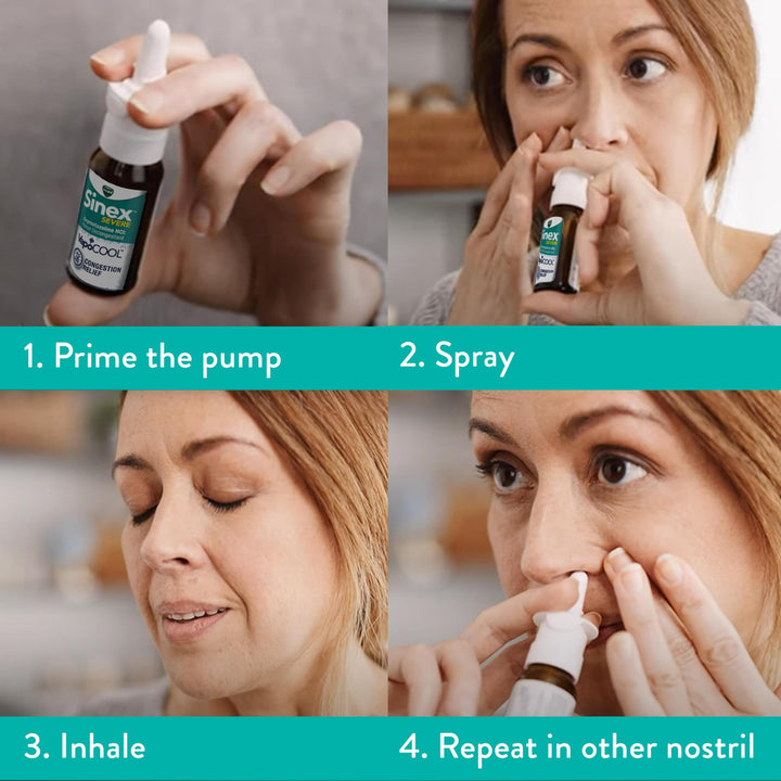 Vicks Sinex Severe Nasal Spray, VapoCOOL, 265 Sprays