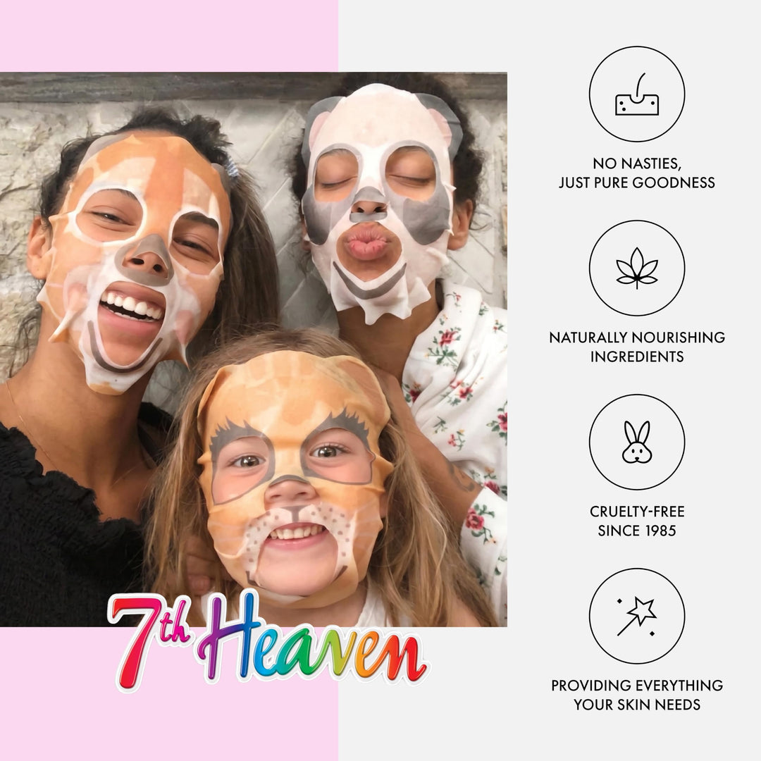 7th Heaven Sheet Face Mask, Coconut & Banana, 12 Count
