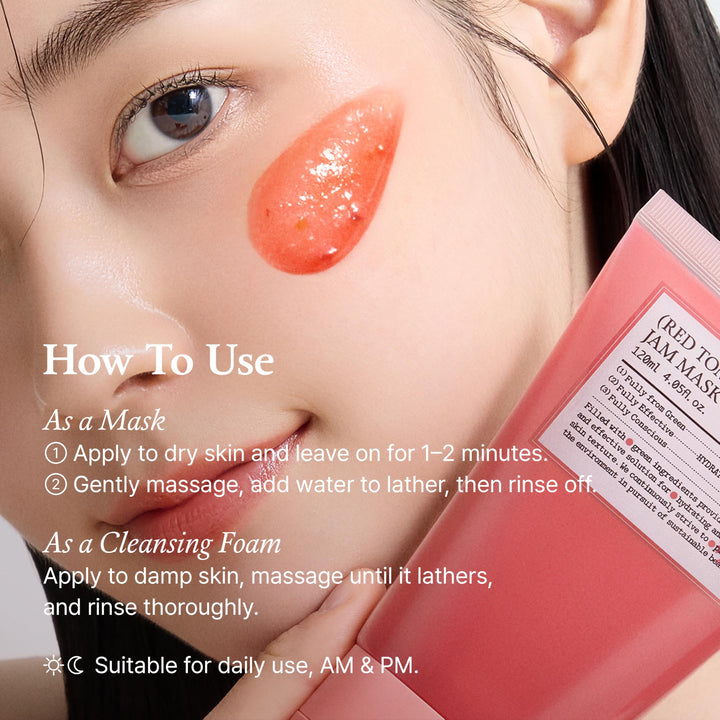 FULLY Red Tomato Jam Mask Cleanser, 4.05 fl oz