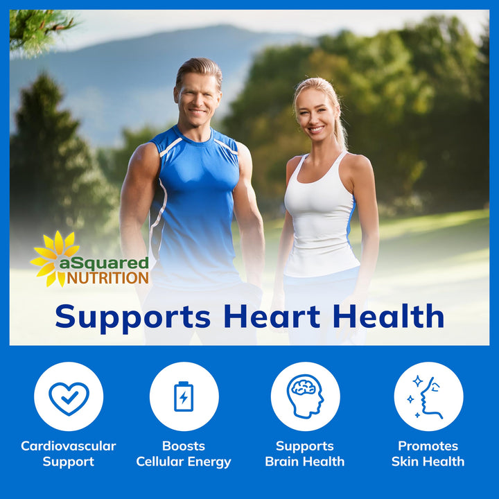 aSquared Nutrition CoQ10, 400 mg, 200 Count
