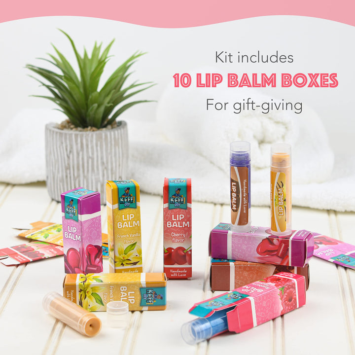 KEFF Lip Balm Making Kit, 51 Count