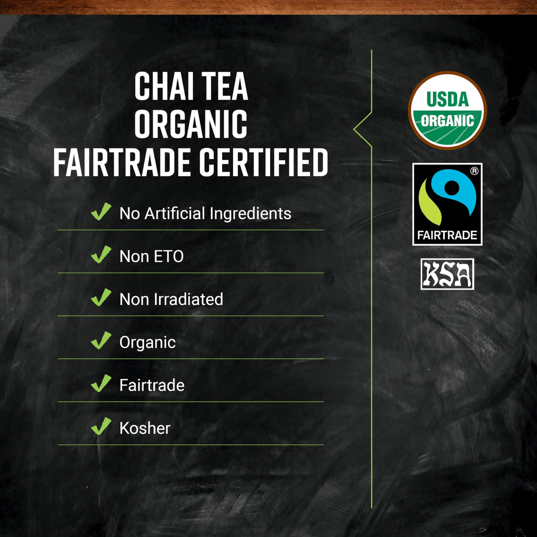 Frontier Herb Chai Tea, Organic Fair Trade Certified, 1 lb