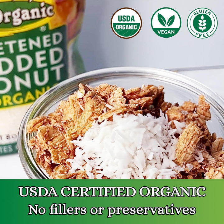 Let's Do Organic Shredded Coconut, 8 oz