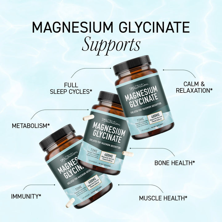SMNutrition Magnesium Glycinate, 400mg