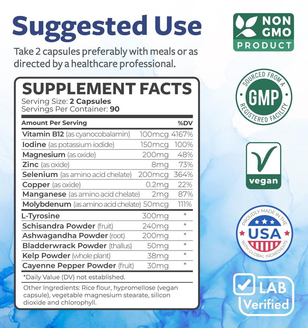 Healths Harmony Thyroid Support With Iodine, 180 Count