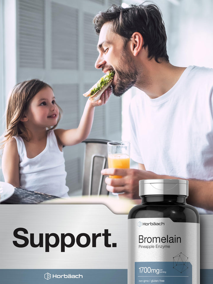Horbäach Bromelain, 1700 mg, 120 Count