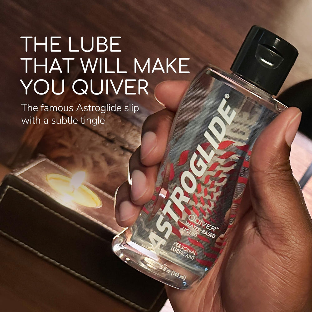 Astroglide Quiver Water-Based Lubricant, Tingling, 5 fl oz
