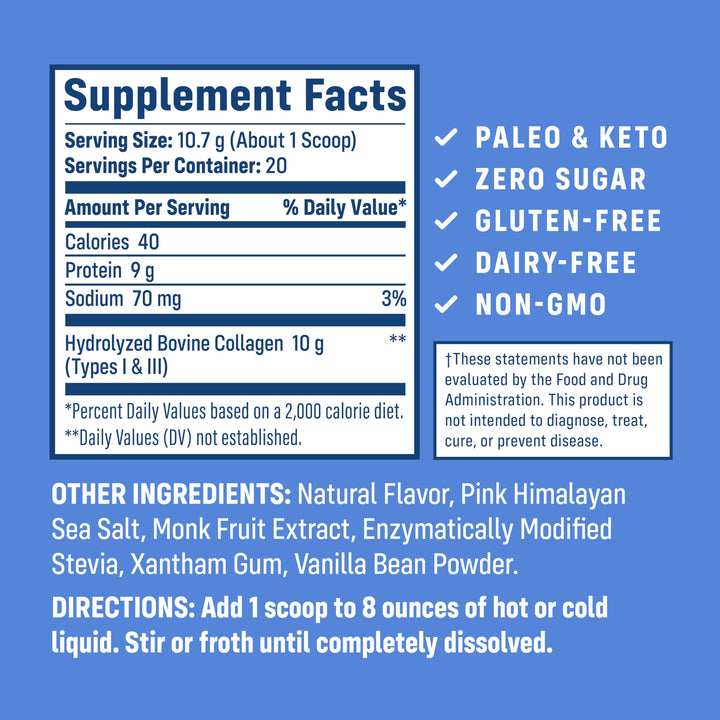 NativePath Collagen Peptides Powder, Unflavored, 1 lb
