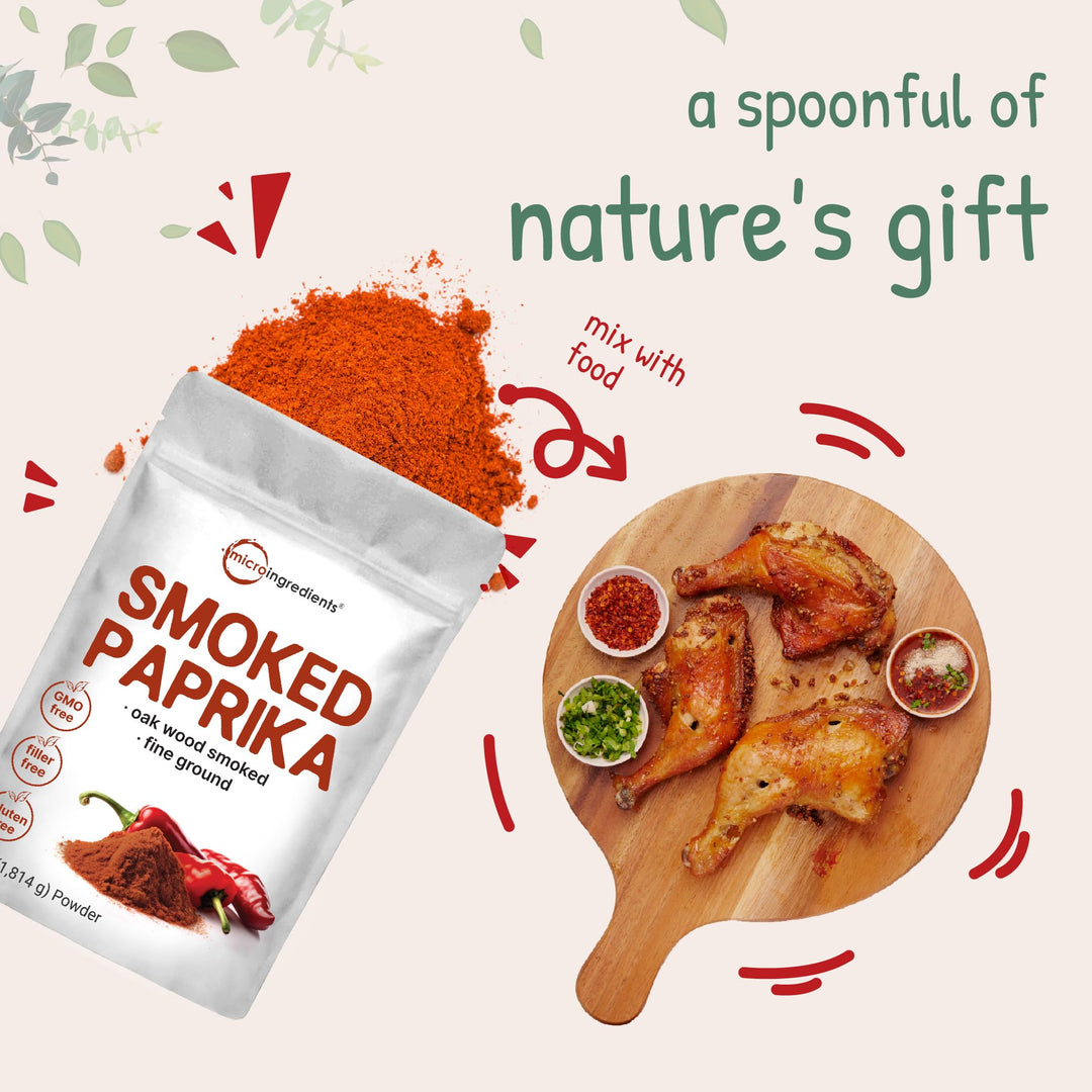 Micro Ingredients Smoked Paprika Powder, 4 lb