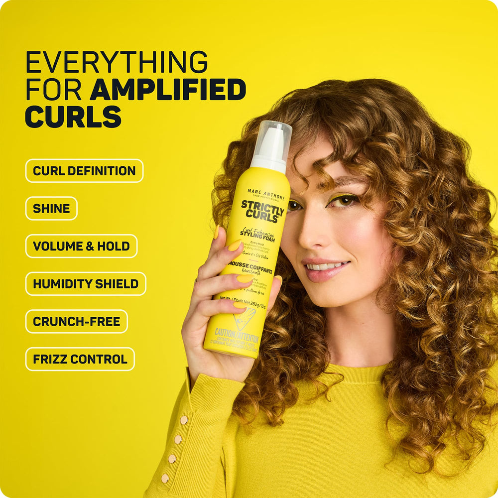 Marc Anthony Strictly Curls Curl Enhancing Styling Foam, 300 ml