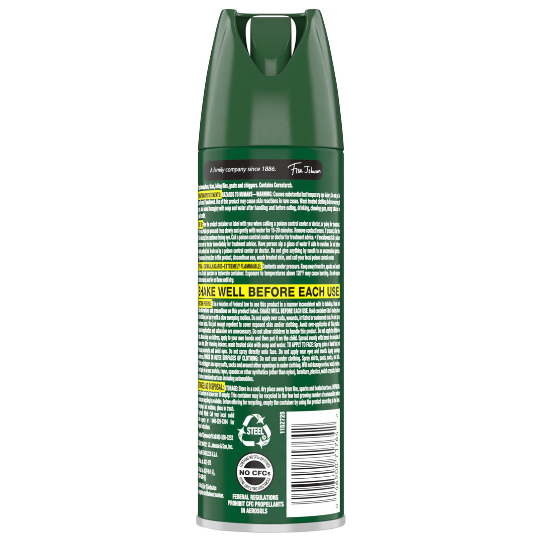OFF! Deep Woods Dry Insect Repellent Spray, Pack of 2