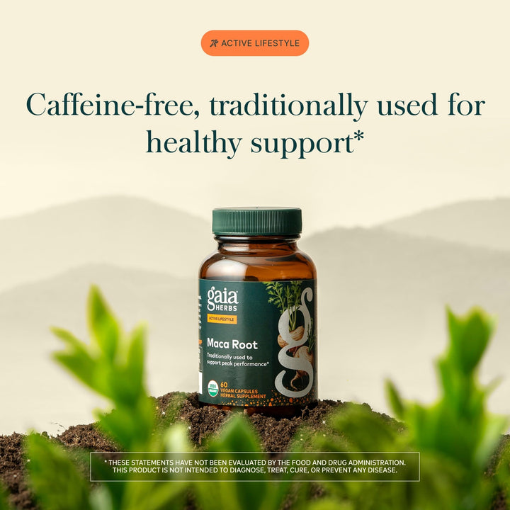 Gaia Herbs Maca Root, 60 Count