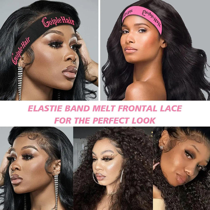 Goiple Elastic Bands For Wig Edges, 3 Count